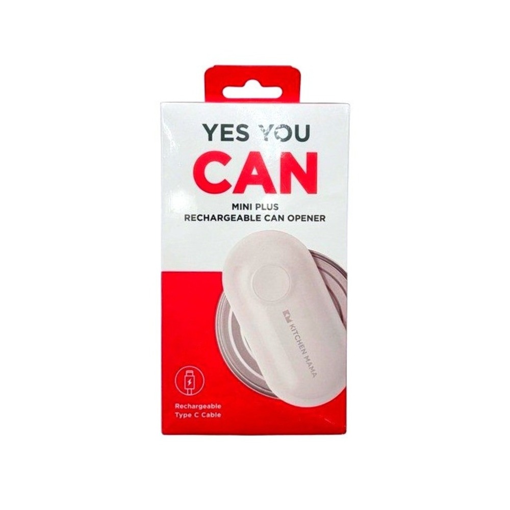 Kitchen Mama Mini Plus Rechargeable Can Opener Hands-Free USB-C New Sealed
